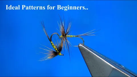 Video thumb for Tying two Basic Spider Patterns